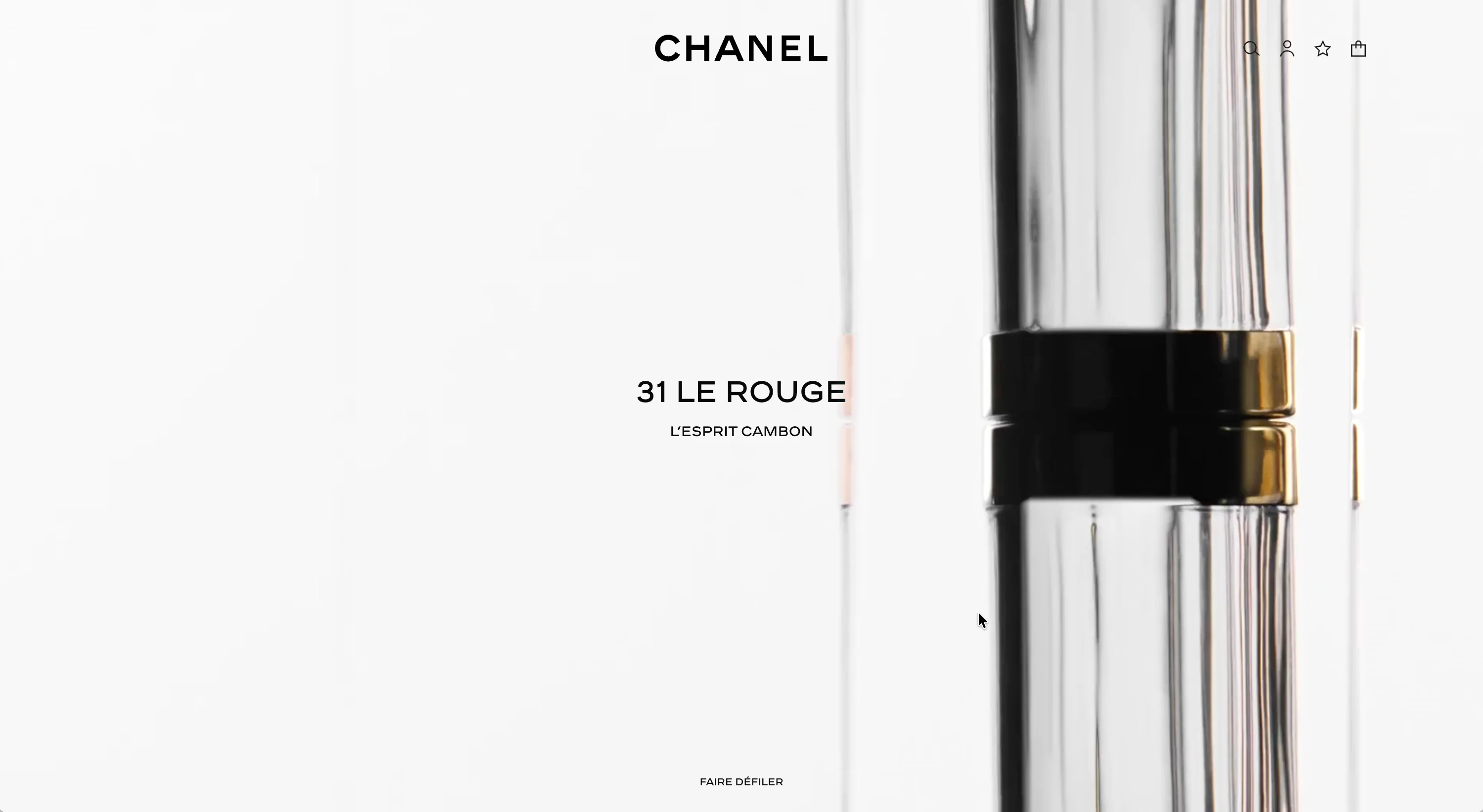 Chanel 31 Le Rouge — campagne maquillage — 1