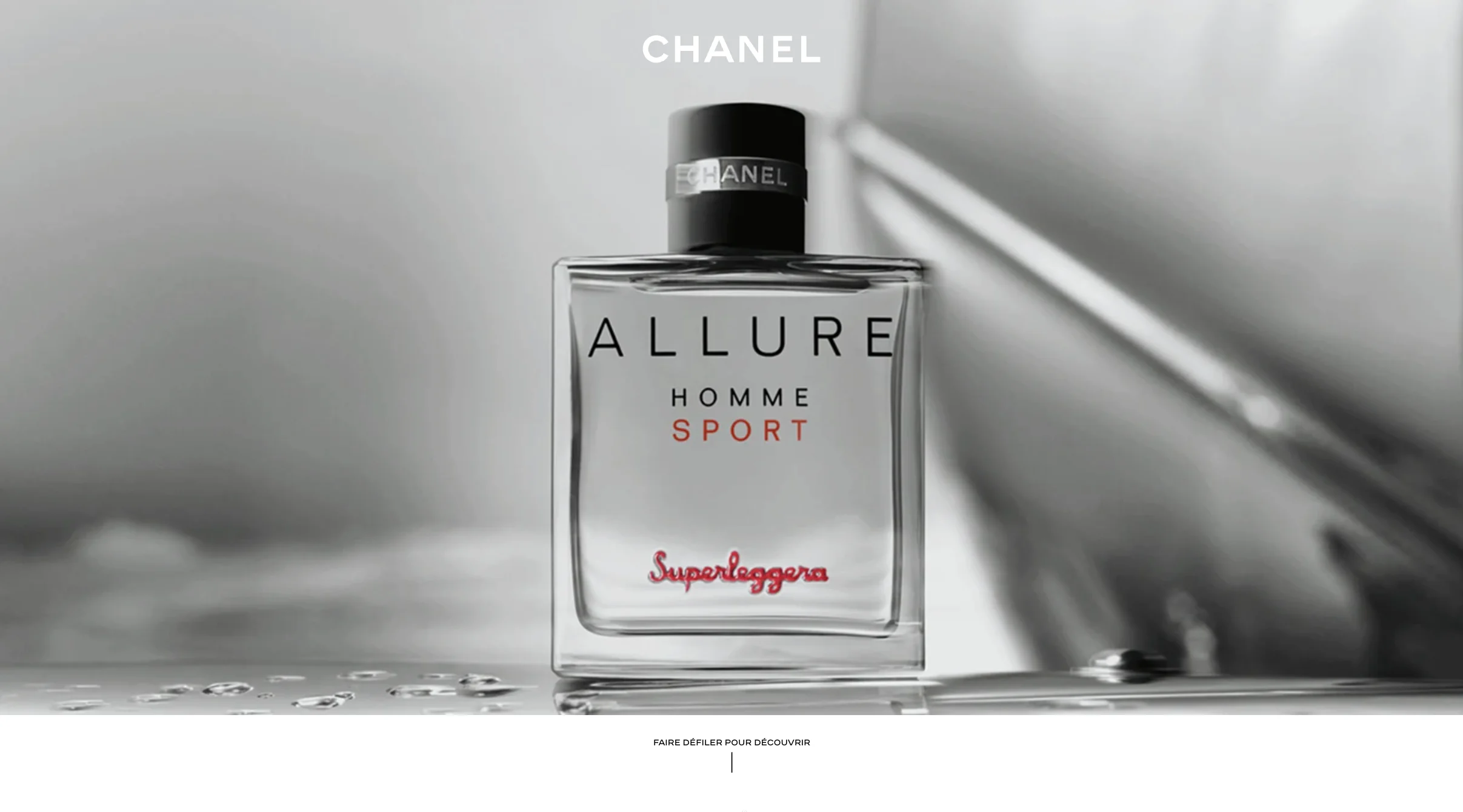 Chanel Allure Sport — campagne & tunnel produit — 1