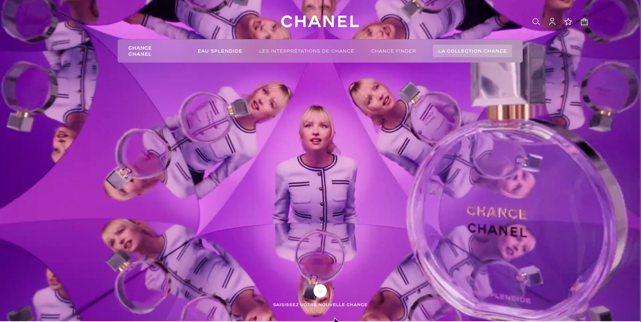 Chanel Chance — campagne interactive multi-vues — 1