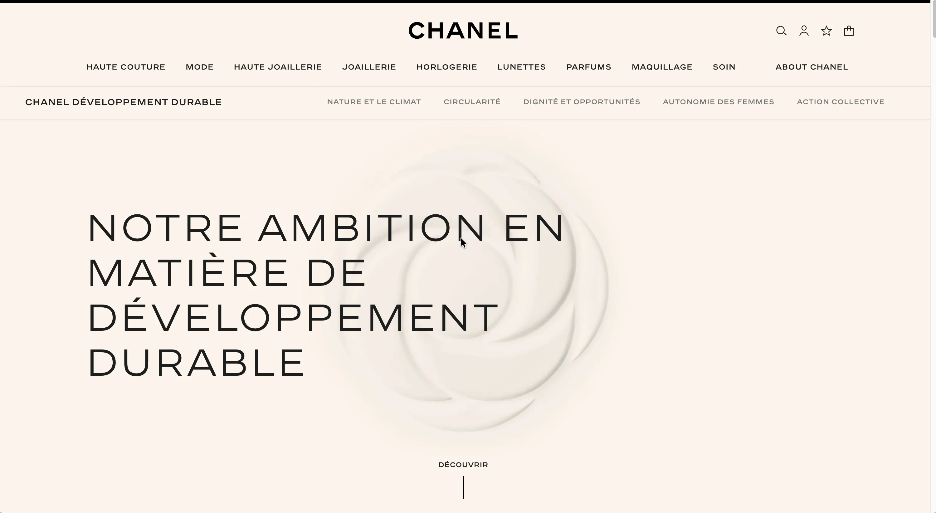 Chanel CSR — page engagements — 1