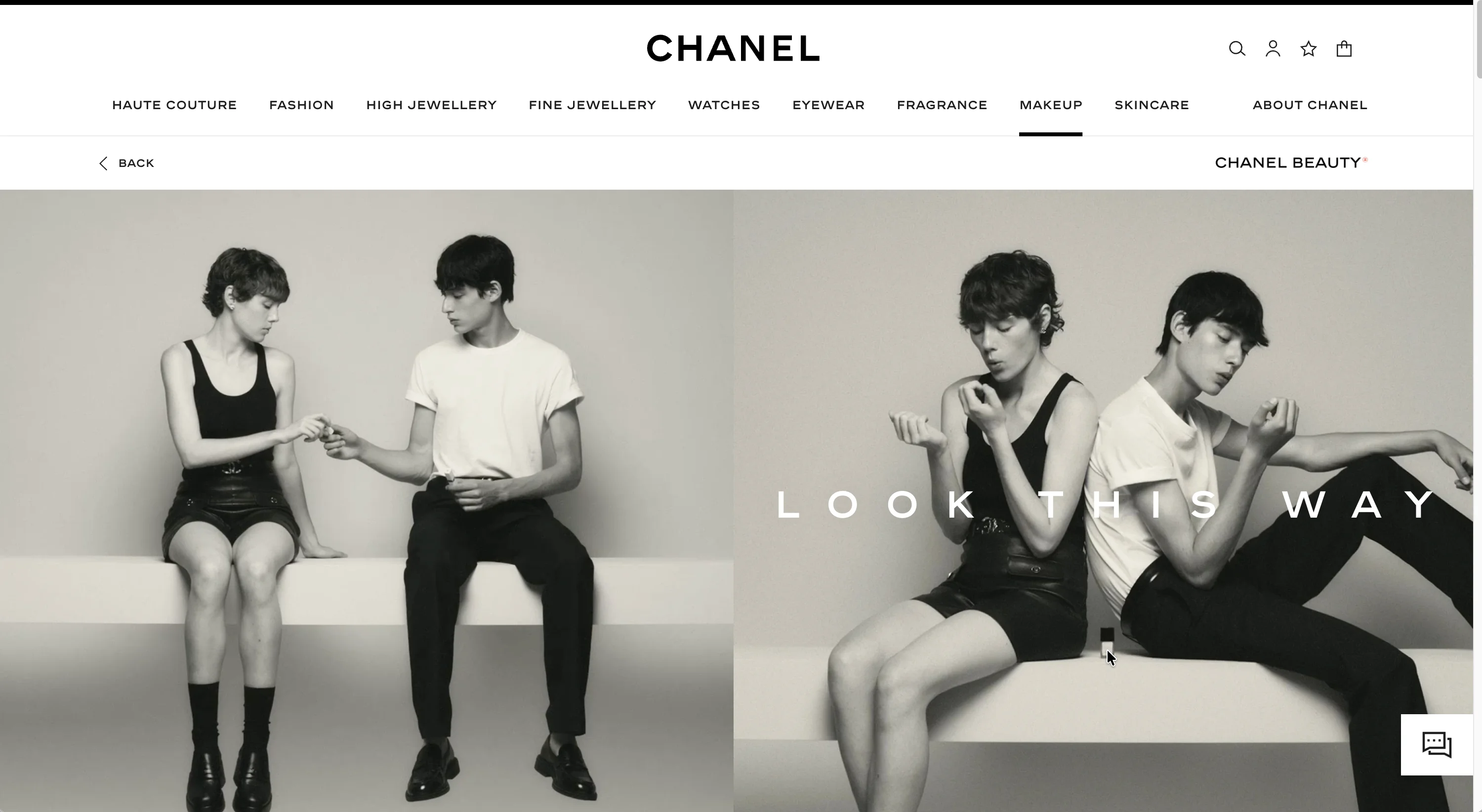 Chanel Look This Way — expérience éditoriale — 1